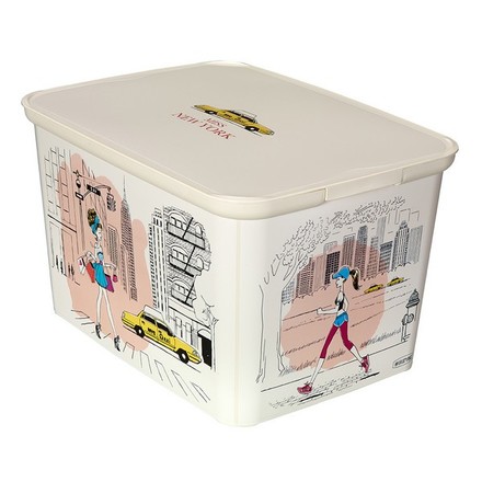 Úložný box Curver Amsterdam Miss New York vel. L