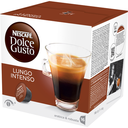 Kávové kapsle Nescafé Dolce Gusto Lungo Intenso kávové kapsle 16 ks