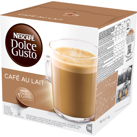 Kávové kapsle Nescafé Dolce Gusto Café Au Lait kávové kapsle 16 ks