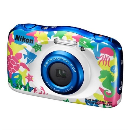 Kompaktní fotoaparát Nikon Coolpix W100 marine + dětský batoh ZDARMA