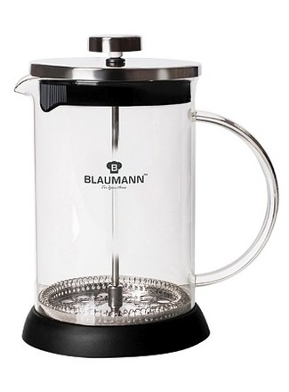 Konvička na čaj a kávu Blaumann BL 3276cern French Press 800 ml