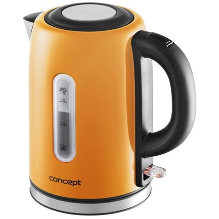 Rychlovarná konvice Concept RK3223 SPECTRUM nerezová oranžová