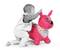 Skákací zvířátko Ludi Skákací zvířátko pejsek - růžové (1)