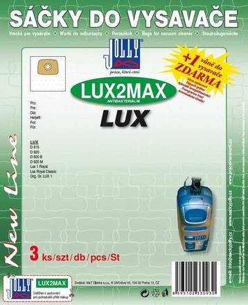 Sáčky do vysavače Jolly MAX LUX 2 (3 ks)