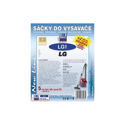 Sáčky do vysavače Jolly LG1 (5ks) do vysav. LG, GOLD STAR