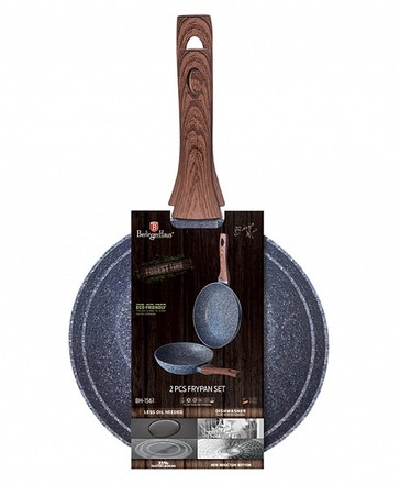 Pánev s mramorovým povrchem Berlingerhaus BH 1561 sada 2 ks Forest Line (1)