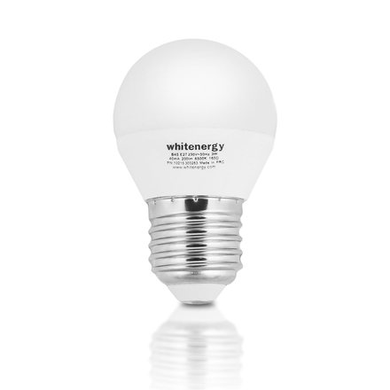 LED žárovka Whitenergy SMD2835 G45 E27 7W teplá bílá