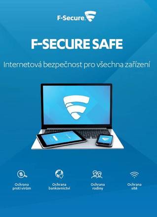 Software F-Secure SAFE 6 měsíců pro 3 zařízení