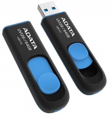 USB Flash disk ADATA DashDrive UV128 64GB AUV128-64G-RBE