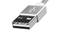 USB kabel ADATA AMUCAL-100CMK-CSV Micro USB, 1m, stříbrný (2)