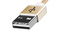USB kabel ADATA AMUCAL-100CMK-CGD Micro USB, 1m, zlatý (2)