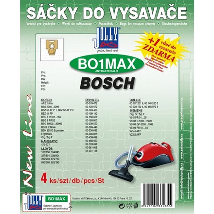 Sáčky do vysavače Jolly MAX BO 1 Bosch (4 ks)