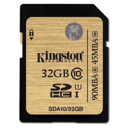 Paměťová karta Kingston SDHC 32GB UHS-I U1 (90R/ 45W)