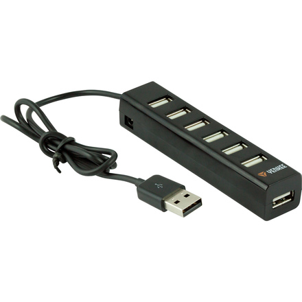 USB rozbočovač Yenkee YHB 7001BK černý