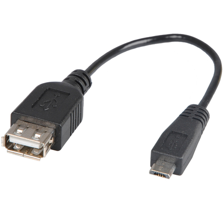 USB kabel Sencor SCO 513-001 USB A/F-Micro B/M,OTG (1)