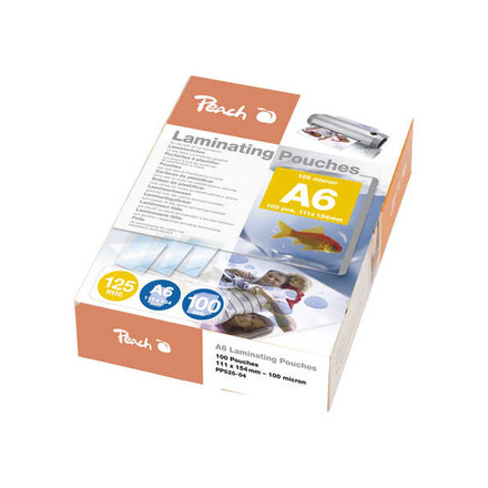 Laminovací fólie Peach A6 (111x154mm), 125mic, PP525-04, 100pck/ BAL