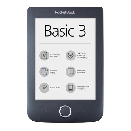 Čtečka e-knih Pocket Book 614+ Basic 3 - černá