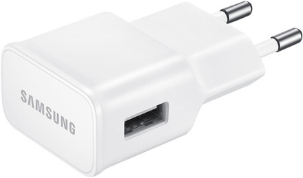GSM nabíječka Samsung EP-TA20EW, 1x USB, 2A s funkcí rychlonabíjení + USB-C kabel - bílá (1)