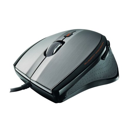 Počítačová myš Trust MaxTrack Mini / optická / 6 tlačítek / 1000dpi - černá/ stříbrná