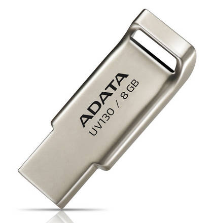 USB Flash disk A-Data UV130 8GB USB 2.0 - kovový (AUV130-8G-RGD)
