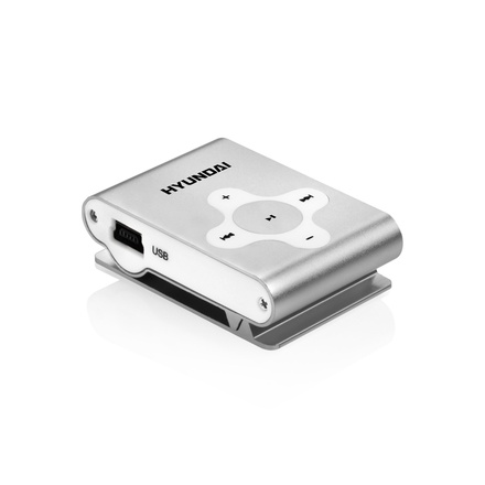 MP3 přehrávač Hyundai MP 212 mikroSD slot - stříbrná