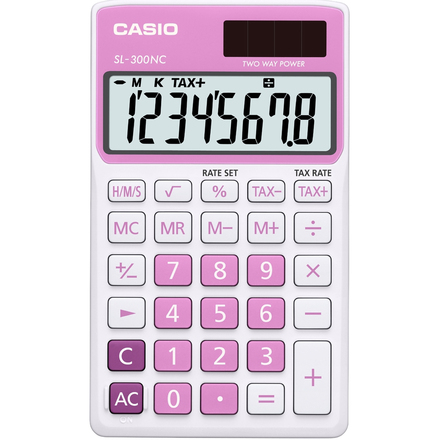 Kalkulačka Casio SL 300 NC/PK pink