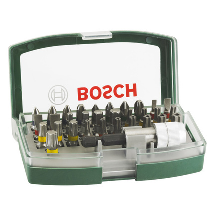 Sada šroubovacích bitů s barevným odlišením Bosch 32 dílná sada šroubovacích bitů s barevným odlišením
