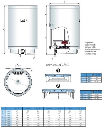 Elektrický ohřívač vody Tatramat EOV 150 (3)
