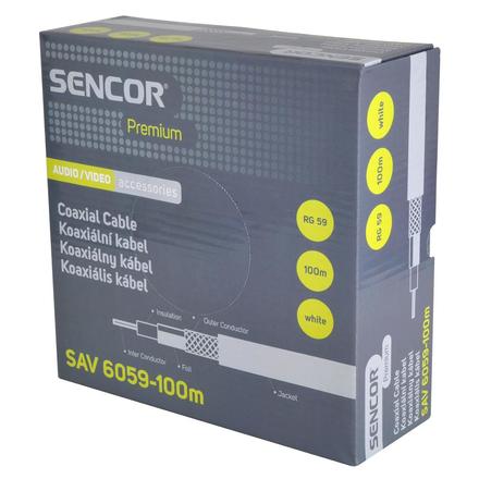 Koaxiální kabel Sencor SAV 6059-100m RG-59