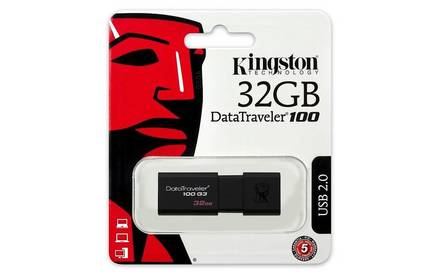USB Flash disk Kingston DataTraveler 100 G3 32GB DT100G3/32GB (4)