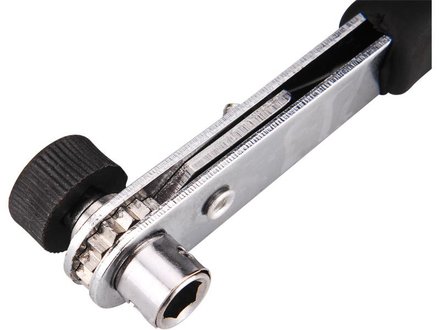 Šroubovák ráčnový Extol Craft (53090) s hlavicemi a hroty, sada 23ks,CrV (1)