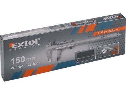Měřítko posuvné kovové Extol Craft (3425) 0-150mm, rozlišení 0,05mm (1)