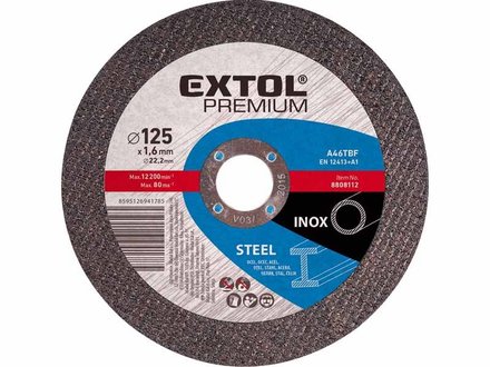 Kotouč řezný na ocel Extol Premium (8808115) kotouč řezný na ocel, 150x1,6x22,2mm