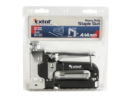Pistole sponkovací Extol Premium (8851100) 4-14mm, možnost nastavení síly úderu (1)