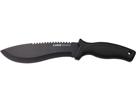 Nůž lovecký Extol Premium (8855304) nerez, 290/170mm, celková délka 290mm, délka čepele 170mm, s nylonovým pouzdrem na opasek, NEREZ