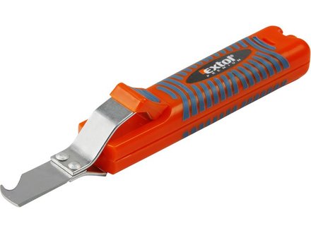 Nůž na odizolování kabelů Extol Premium (8831100) 8-28mm, délka nože 170mm, na kabely ?8-28mm, bezpečné řezy izolace kabelů