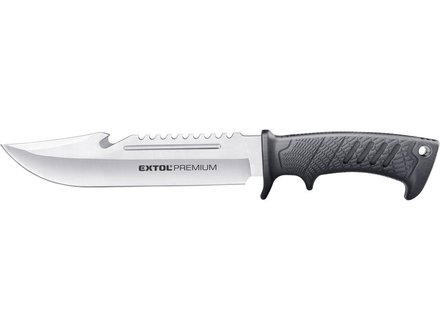 Lovecký nůž Extol Premium (8855322) nerez, 318/193mm