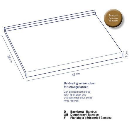 Vál Kela KL-12006 KIANA bambus 48x38x2cm (2)