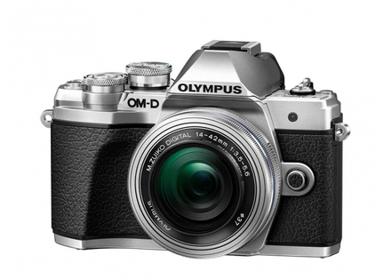 Kompaktní fotoaparát s vyměnitelným objektivem Olympus E-M10 Mark III 1442 EZ kit silver/silver