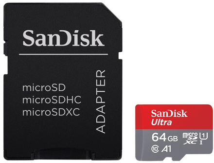 Paměťová karta SanDisk microSDXC 64GB UHS-I U1 SDSQUAR-064G-GN6MA