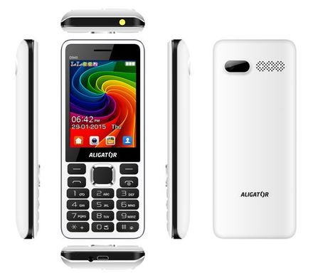 Mobilní telefon Aligator D940 Dual Sim - bílý (2)