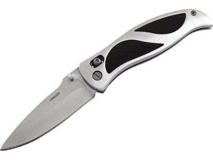 Nůž zavírací Extol Craft (91369) nerez TOM, 197mm, aluminiová rukojeť, NEREZ