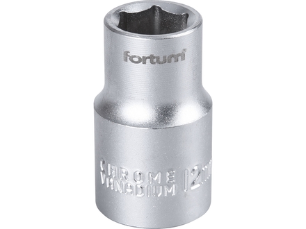 Hlavice nástrčná Fortum (4700412) hlavice nástrčná, 1/2&quot;, 12mm, L 38mm, 61CrV5