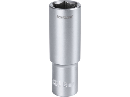 Hlavice nástrčná Fortum (4700518) hlavice nástrčná prodloužená, 1/2", 18mm, L 77mm, 61CrV5