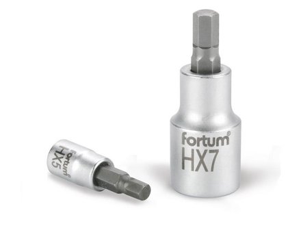 Hlavice zástrčná Fortum (4700608) hlavice zástrčná imbus, 1/2", HX 8, L 55mm, CrV/S2