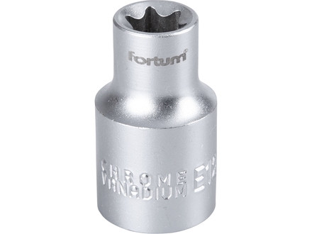 Hlavice nástrčná Fortum (4700701) hlavice nástrčná vnitřní TORX, 1/2&quot;, E 12, L 38mm, 61CrV5