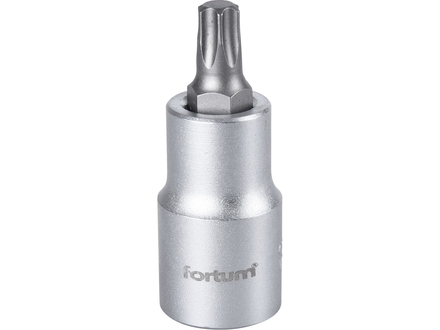 Hlavice zástrčná Fortum (4700725) hlavice zástrčná TORX, 1/2&quot;, TX 45, L 55mm, CrV/S2