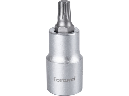 Hlavice zástrčná Fortum (4700725) hlavice zástrčná TORX, 1/2", TX 45, L 55mm, CrV/S2