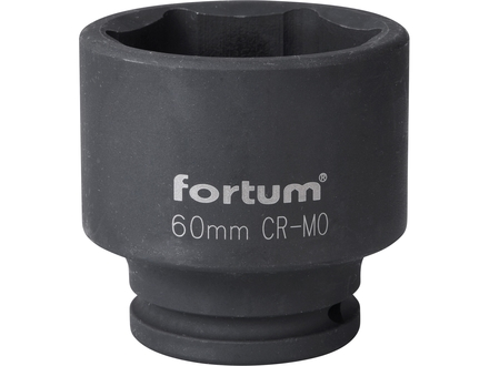 Hlavice nástrčná Fortum (4703060) hlavice nástrčná rázová, 3/4“, 60mm, L 70mm, CrMoV
