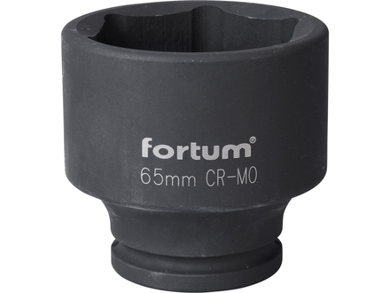 Hlavice nástrčná Fortum (4703065) hlavice nástrčná rázová, 3/4“, 65mm, L 80mm, CrMoV